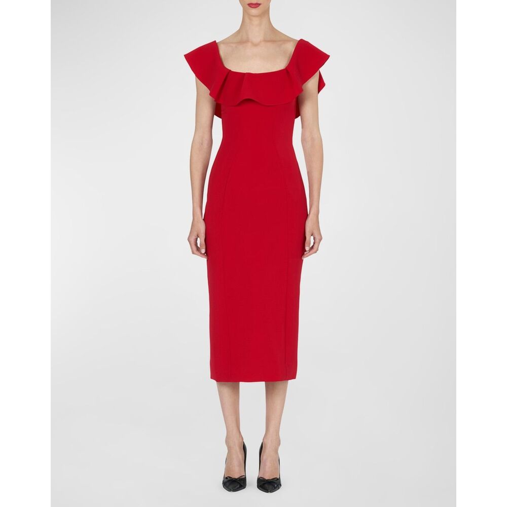 Carolina Herrera Sheath Dress Sz 2 - Picture 6 of 10